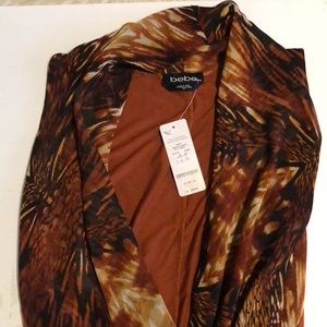 🌰NEW! Bebe Sleeveless Print Surplice Bodysuit